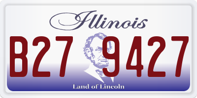 IL license plate B279427