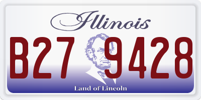 IL license plate B279428