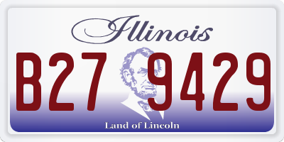 IL license plate B279429