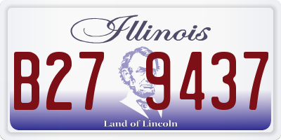 IL license plate B279437