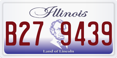 IL license plate B279439