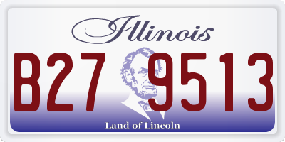 IL license plate B279513