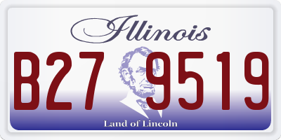 IL license plate B279519