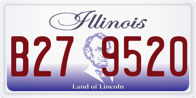 IL license plate B279520