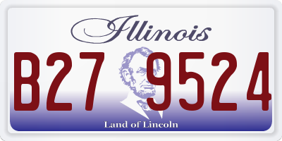 IL license plate B279524