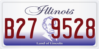 IL license plate B279528