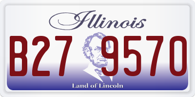 IL license plate B279570