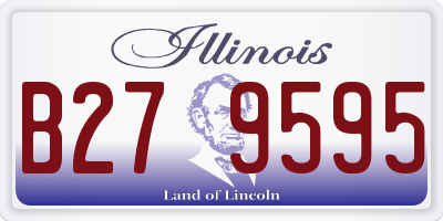 IL license plate B279595