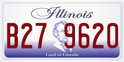 IL license plate B279620