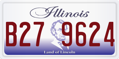 IL license plate B279624