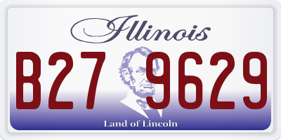 IL license plate B279629