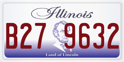 IL license plate B279632