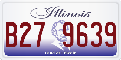 IL license plate B279639