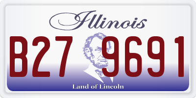 IL license plate B279691