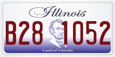IL license plate B281052