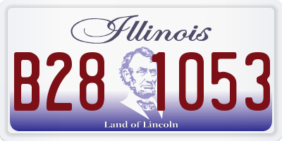 IL license plate B281053
