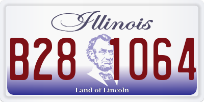 IL license plate B281064