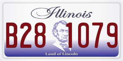 IL license plate B281079