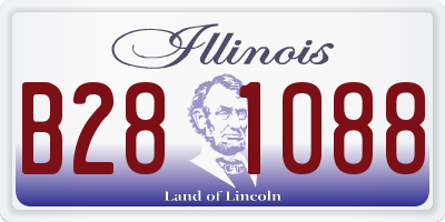 IL license plate B281088