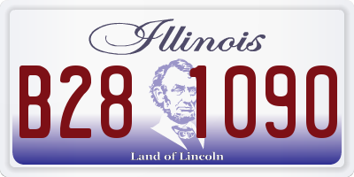 IL license plate B281090