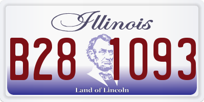 IL license plate B281093