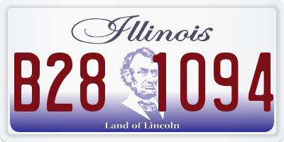 IL license plate B281094