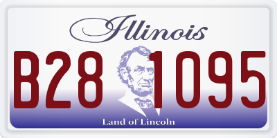 IL license plate B281095