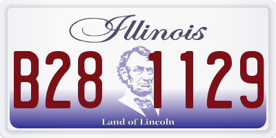 IL license plate B281129