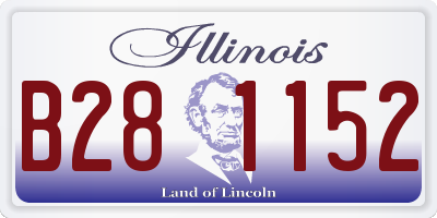 IL license plate B281152