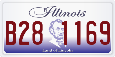IL license plate B281169