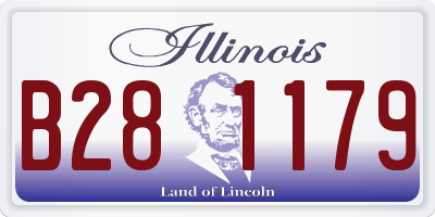 IL license plate B281179