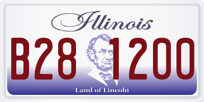 IL license plate B281200