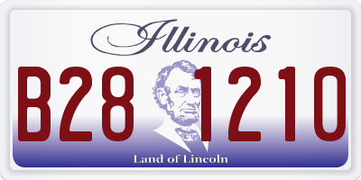 IL license plate B281210