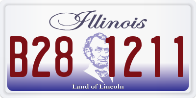 IL license plate B281211