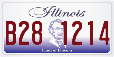 IL license plate B281214