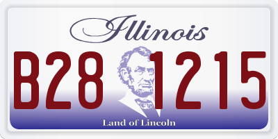 IL license plate B281215