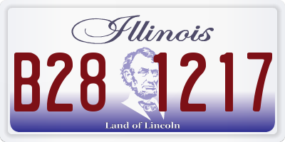 IL license plate B281217