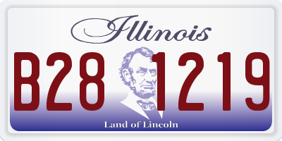 IL license plate B281219