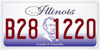 IL license plate B281220
