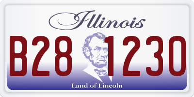 IL license plate B281230