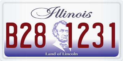 IL license plate B281231