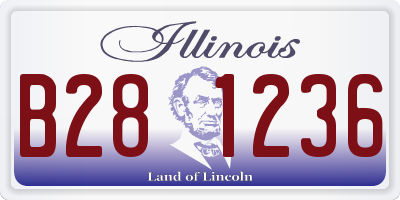IL license plate B281236