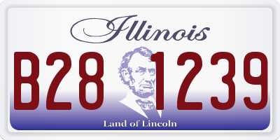 IL license plate B281239