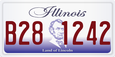 IL license plate B281242
