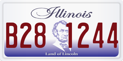 IL license plate B281244
