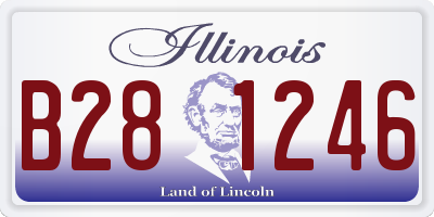 IL license plate B281246