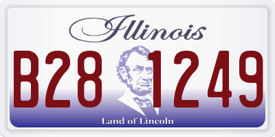 IL license plate B281249