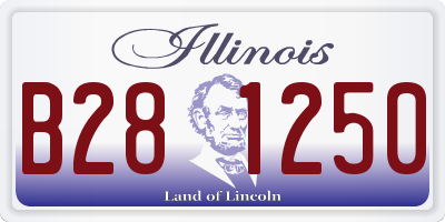 IL license plate B281250