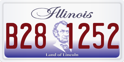IL license plate B281252