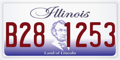IL license plate B281253